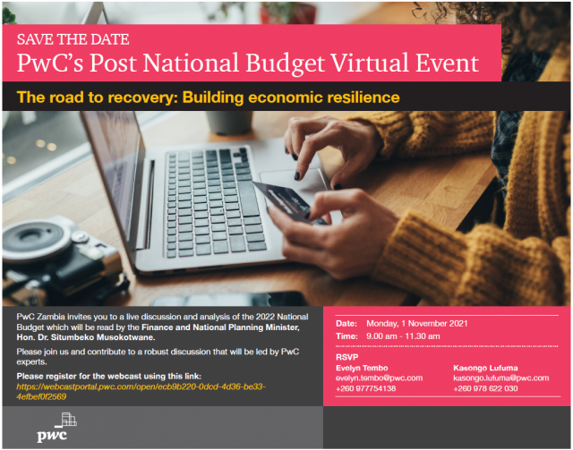 PwC’s National Budget Virtual Event